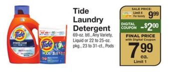 The Fresh Grocer Laundry detergent offer