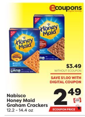 Weis Markets Nabisco honey maid graham crackers offer