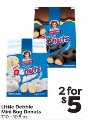 Weis Markets Little debbie mini bag donuts offer