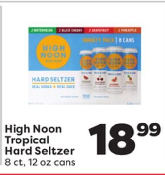 Weis Markets High noon tropical hard seltzer offer
