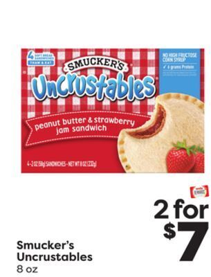 Weis Markets Smucker's uncrustables offer