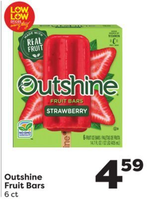Weis Markets Outshine fruit bars offer