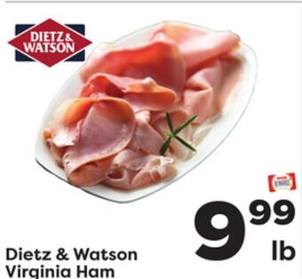 Weis Markets Dietz & watson virginia ham offer