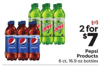 Weis Markets Pepsi products offer