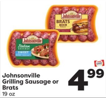 Weis Markets Johnsonville grilling sausage or brats offer