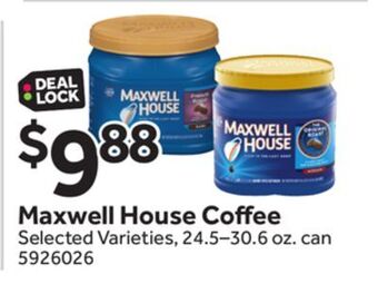 Stop&Shop Maxwell house coffee offer