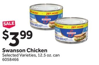 Stop&Shop Swanson chicken offer