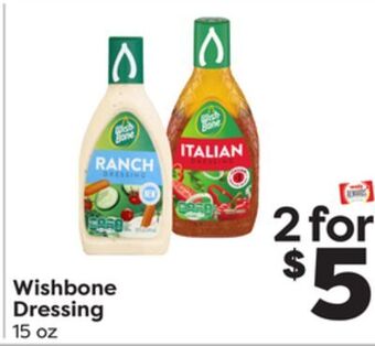 Weis Markets Wishbone dressing offer