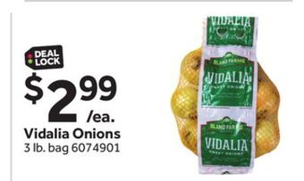 Stop&Shop Vidalia onions offer
