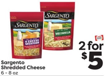 Weis Markets Sargento shredded cheese offer