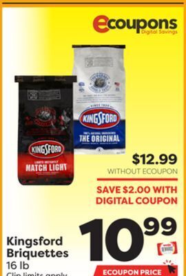 Weis Markets Kingsford briquettes offer