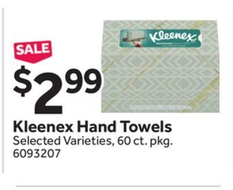 Stop&Shop Kleenex hand towels offer
