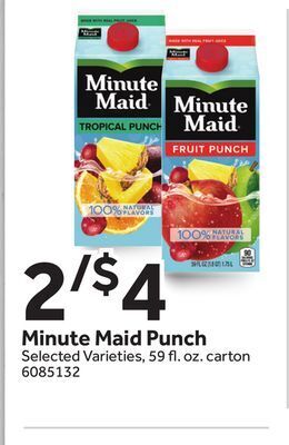 Stop&Shop Minute maid punch offer