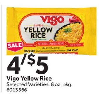 Stop&Shop Vigo yellow rice offer