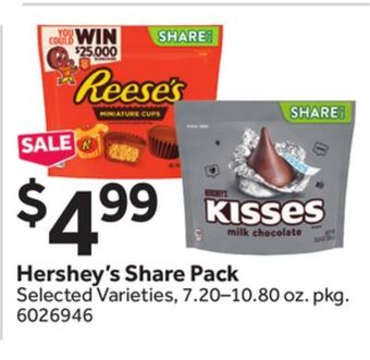 Stop&Shop Hershey's share pack offer