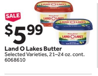 Stop&Shop Land o lakes butter offer