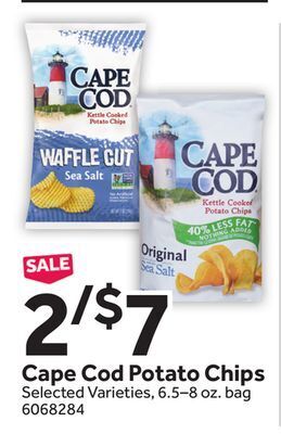 Stop&Shop Cape cod potato chips offer