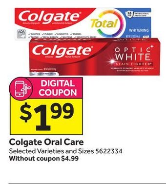 Stop&Shop Colgate oral care offer
