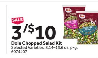 Stop&Shop Dole chopped salad kit offer