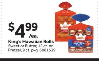 Stop&Shop King's hawaiian rolls offer