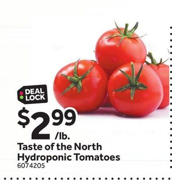 Stop&Shop Taste of the north hydroponic tomatoes offer