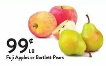 Fresh Thyme Fuji Apples Or Bartlett Pears offer
