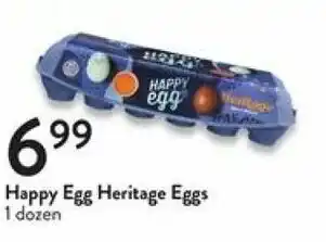 Fresh Thyme Happy Egg Heritage Eggs offer