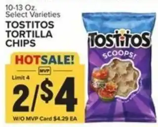 Food Lion Tostitos Tortilla Chips 10-13 oz offer