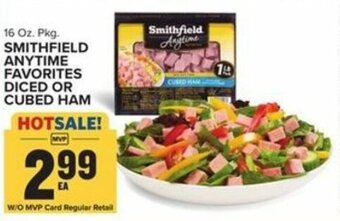 Food Lion Smithfield Anytime Favorites Diced Or Cubed Ham 16 oz offer