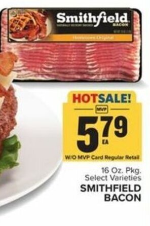Food Lion Smithfield Bacon 16 oz offer