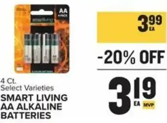 Food Lion Smart Living AA Alkaline Batteries offer