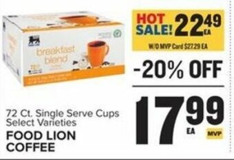 Food Lion Food Lion Coffee offer