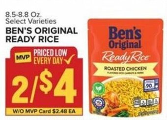 Food Lion Ben's Original Ready Rice 8.5-8.8 oz offer