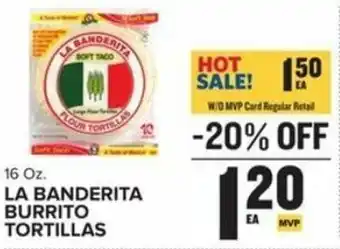 Food Lion LA Banderita Burrito Tortillas 16 oz offer