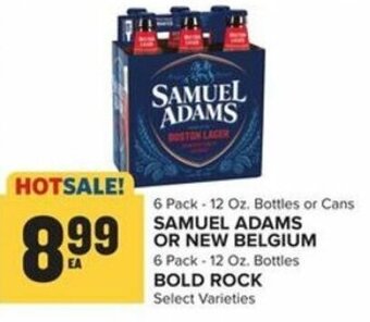 Food Lion Samuel Adams Or New Belgium, Bold Rock offer