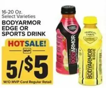 Food Lion Bodyarmor Edge or Sports Drink 16-20 oz offer