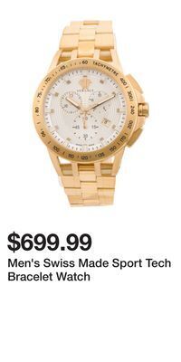 TJ Maxx Men's swiss made sport tech bracelet watch offer