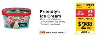 ShopRite Ice cream offer