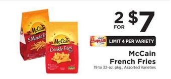 ShopRite French fries offer