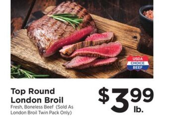 ShopRite Top round london broil offer