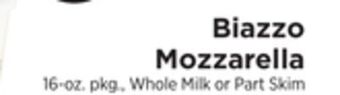 ShopRite Mozzarella offer