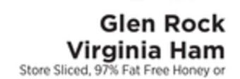 ShopRite Glen rock virginia ham offer