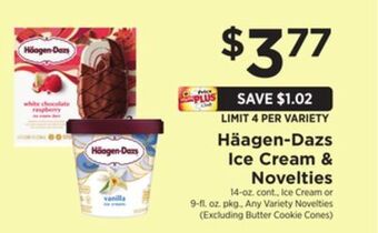 ShopRite Ice cream & novelties offer