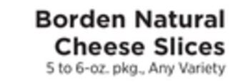ShopRite Natural cheese slices offer