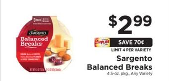 ShopRite Balanced breaks offer