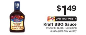 ShopRite Bbq sauce offer