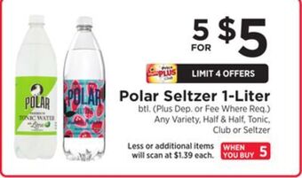 ShopRite Seltzer 1-liter offer