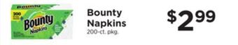 ShopRite Napkins offer