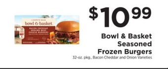 ShopRite Seasoned frozen burgers offer