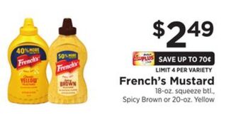 ShopRite Mustard offer